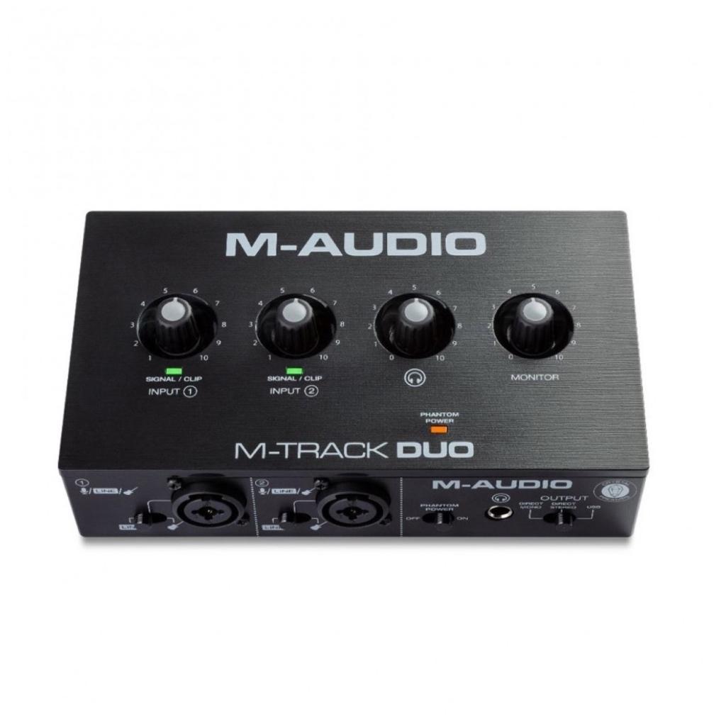 M-Audio M-Track Duo 48KHz USB Audio Interface SUPERPRIJS, Nieuw, Ophalen of Verzenden, Support@inmusicstore.com, Inmusic Europe Limited