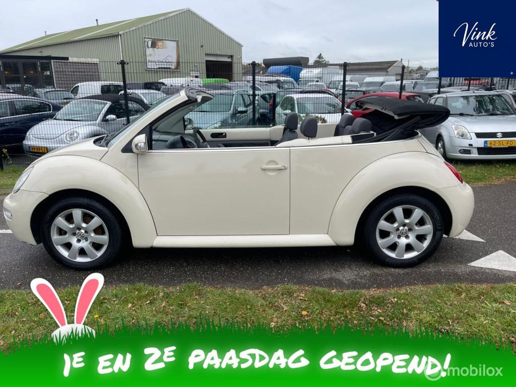 Volkswagen New Beetle Cabriolet 1.6 Turijn Comfort | NL & NA, Stof, Gebruikt, 4 cilinders, Cabriolet