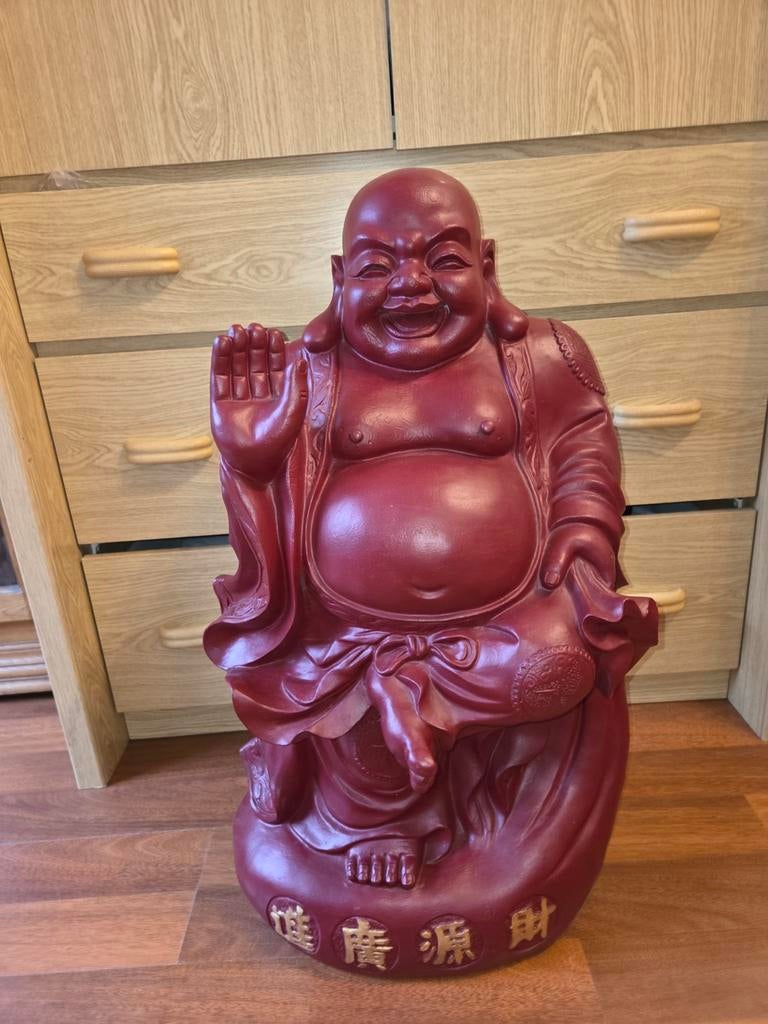 Xxl Groete Boeddha Beeld 80cm, 16 Kg, Ophalen of Verzenden