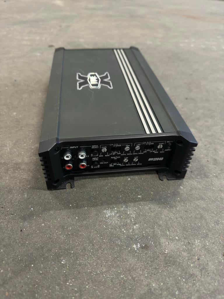 XFIRE EFX 1204D 4-kanaals versterker 24V, Ophalen of Verzenden, Gebruikt