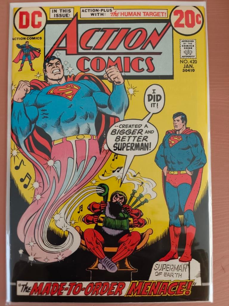 Action Comics #420 (1973), Eén comic, Amerika, Ophalen of Verzenden, Zo goed als nieuw