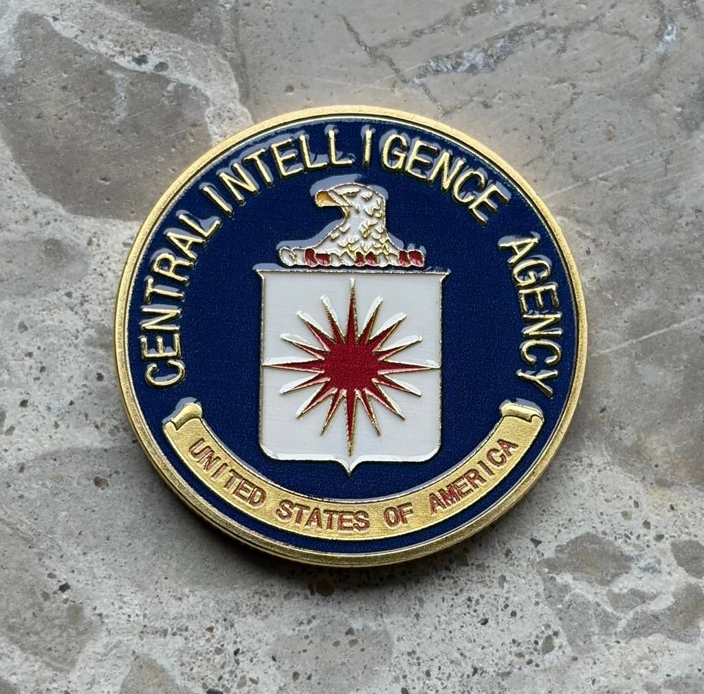 United States CIA coin, Ophalen, Landmacht, Nederland, Embleem of Badge