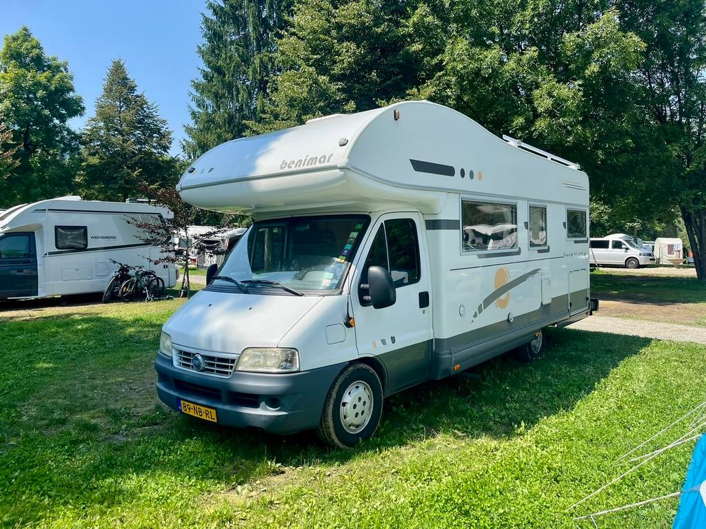 Fiat Ducato Benimar Europe TOP ST camper 103.000 km, Caravans en Kamperen, Campers, Ringverwarming, Fiat, Afzuigkap, Particulier
