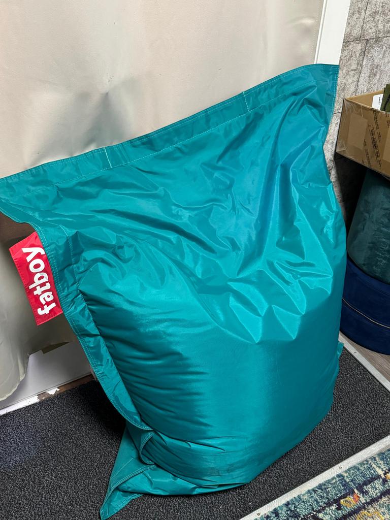 Fatboy zitzak in turquoise, Ophalen, Zo goed als nieuw, Overige kleuren, Zitzak