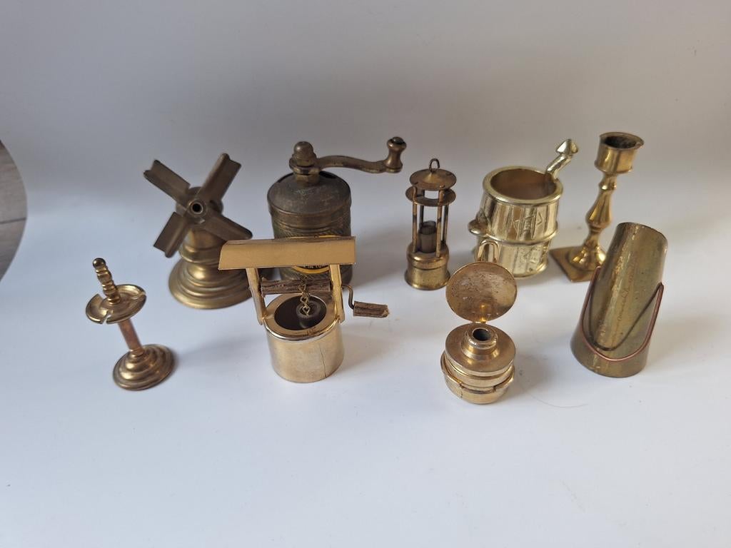 9 messing miniaturen, Ophalen of Verzenden, Dier