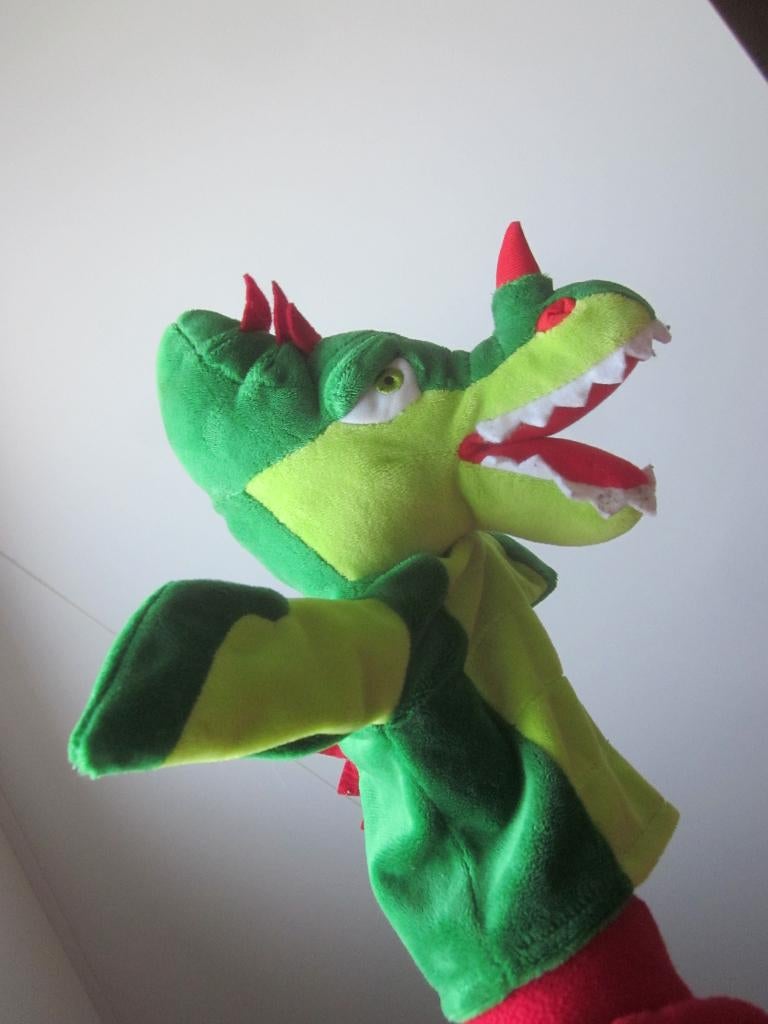 Promocean Efteling Albert Heijn pluche handpop draak knuffel, Ophalen of Verzenden, Nieuw, Paard