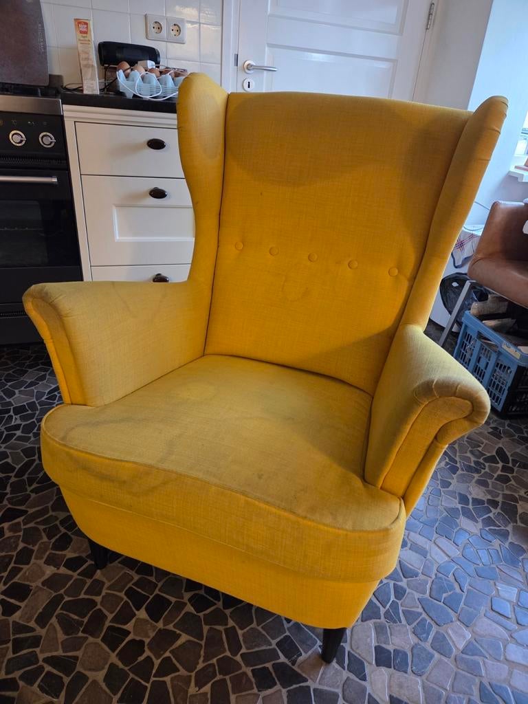 Ikea gele stoel, Ophalen, Gebruikt, 75 tot 100 cm, 75 tot 100 cm