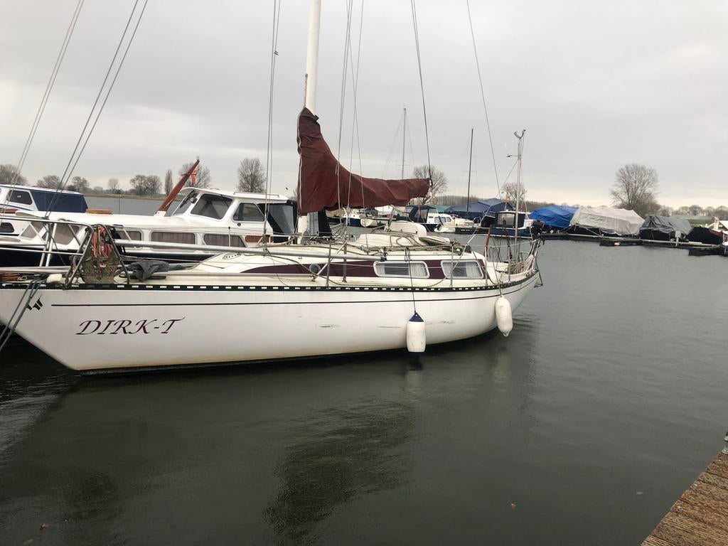 Elvström 32 polyester  kajuit zeilboot 5 slaapplaatsen, Watersport en Boten, Ophalen, Gebruikt, Diesel, 9 tot 12 meter
