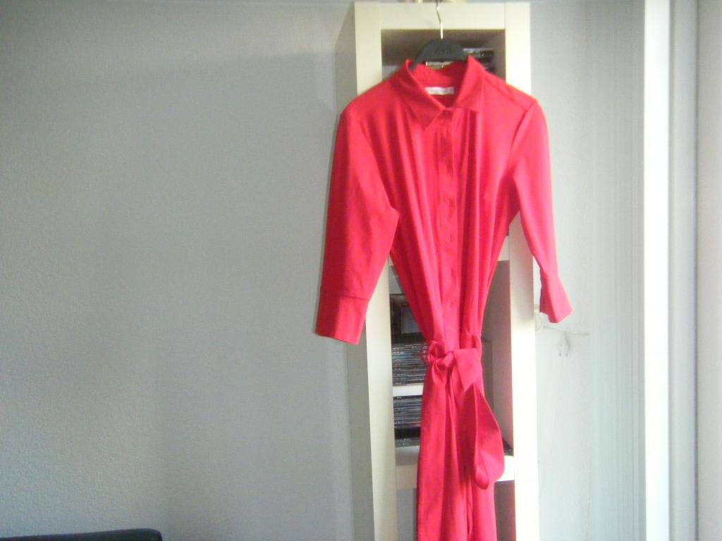 studio anneloes jumpsuit travelstof, Ophalen of Verzenden, Gedragen, Maat 38/40 (M), Rood