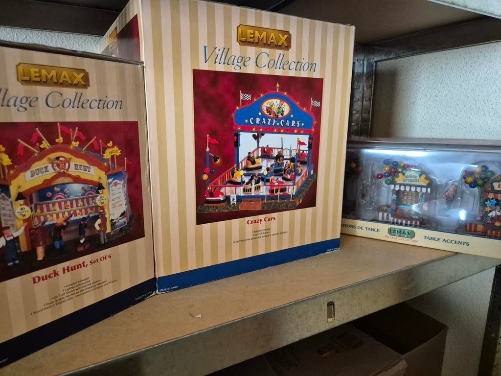 Lemax kermis set, Ophalen of Verzenden, Zo goed als nieuw