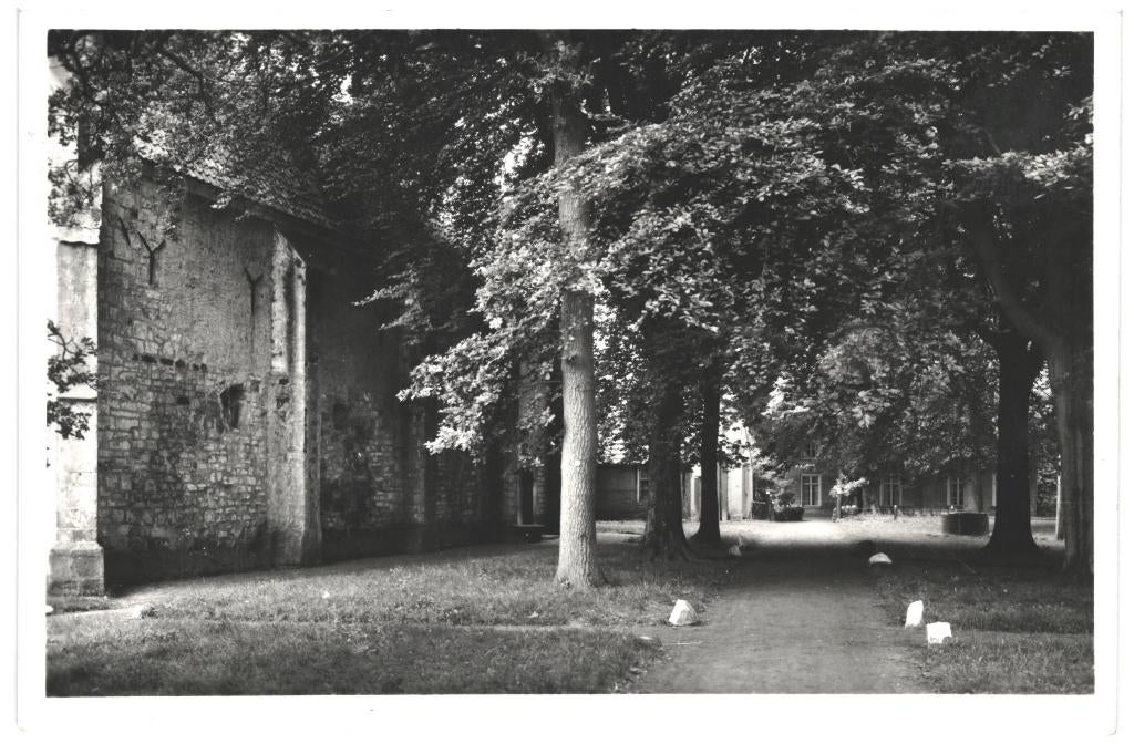 966528 Weerselo Stiftplein Kampeerschuur Stifthuis 1954 Gelo, Ophalen of Verzenden, 1940 tot 1960, Gelopen, Overijssel