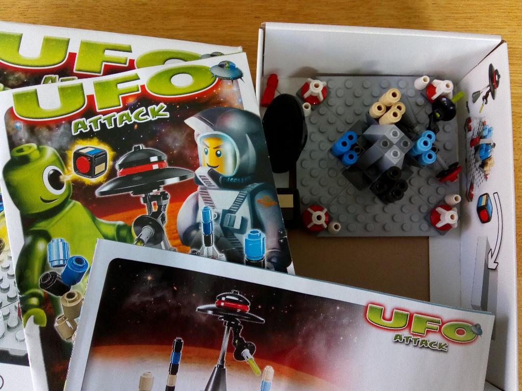 LEGO 3846  UFO attack spel (w), Compleet, Gebruikt, Lego, Ophalen of Verzenden