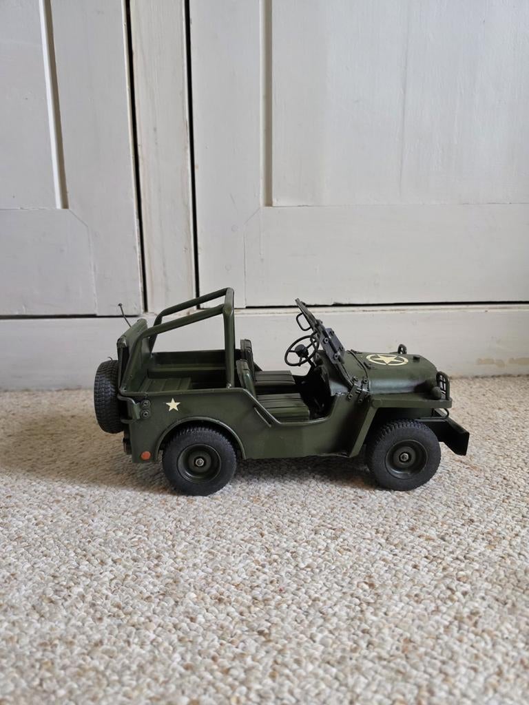 Model Army Jeep legervoertig modelauto, Verzamelen, Automerken, Motoren en Formule 1, Gebruikt, Auto's, Ophalen of Verzenden