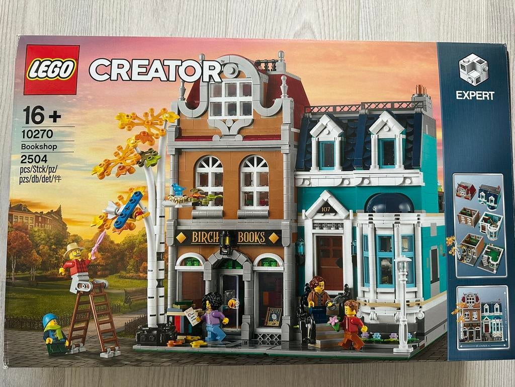 LEGO Creator 10270 - Bookshop modular building - compleet, Ophalen, Lego, Zo goed als nieuw, Compleet