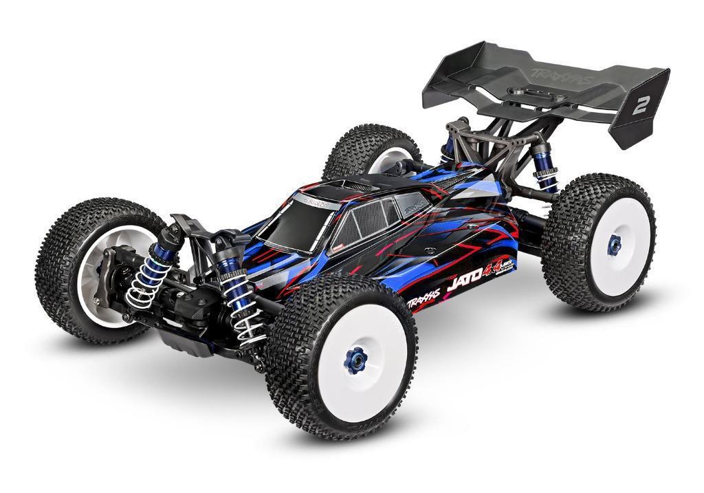Traxxas Jato 4X4 VXL 4S Buggy Blauw, Ophalen of Verzenden, Nieuw