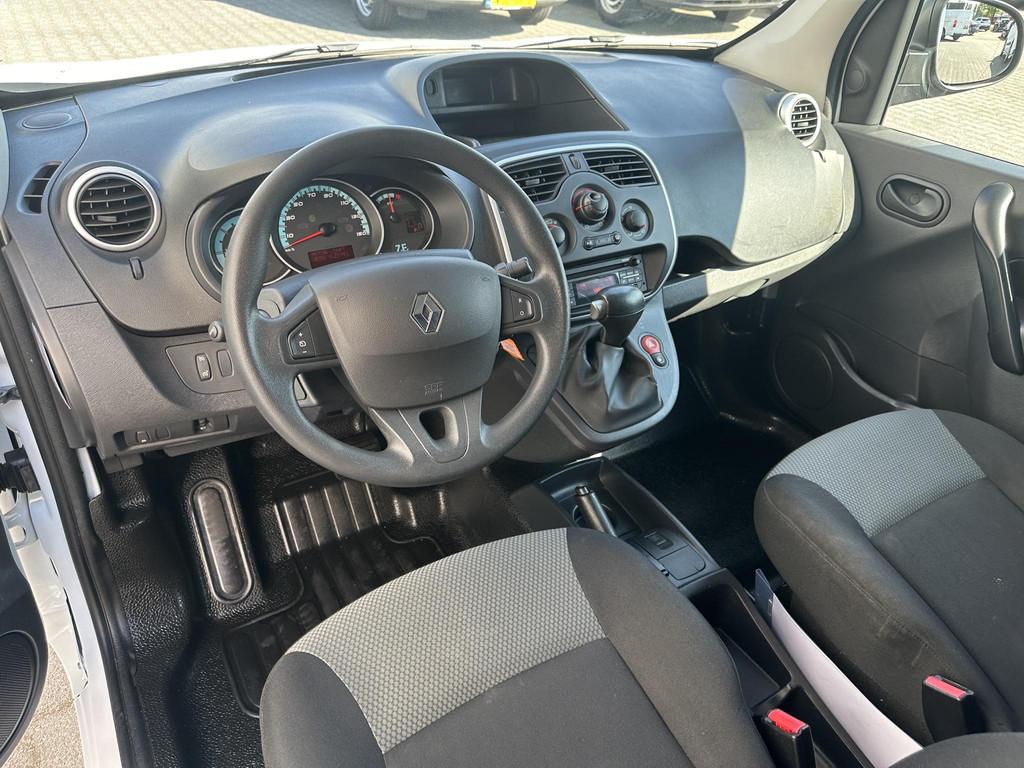Renault Kangoo Z.E.*KOOPACCU*33 kWh*CRUISE*A/C*TEL*, Stof, Gebruikt, Wit, Origineel Nederlands