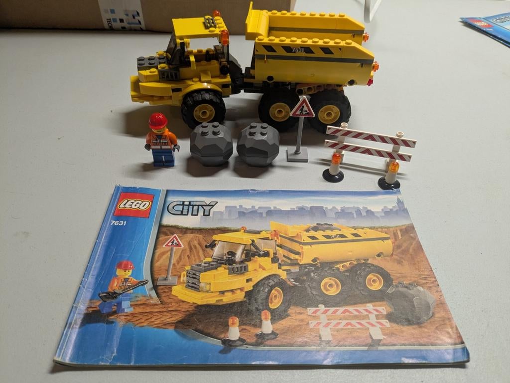 Lego City 7631 Kiepwagen met minifiguur en instructies, Kinderen en Baby's, Speelgoed | Duplo en Lego, Gebruikt, Lego, Complete set