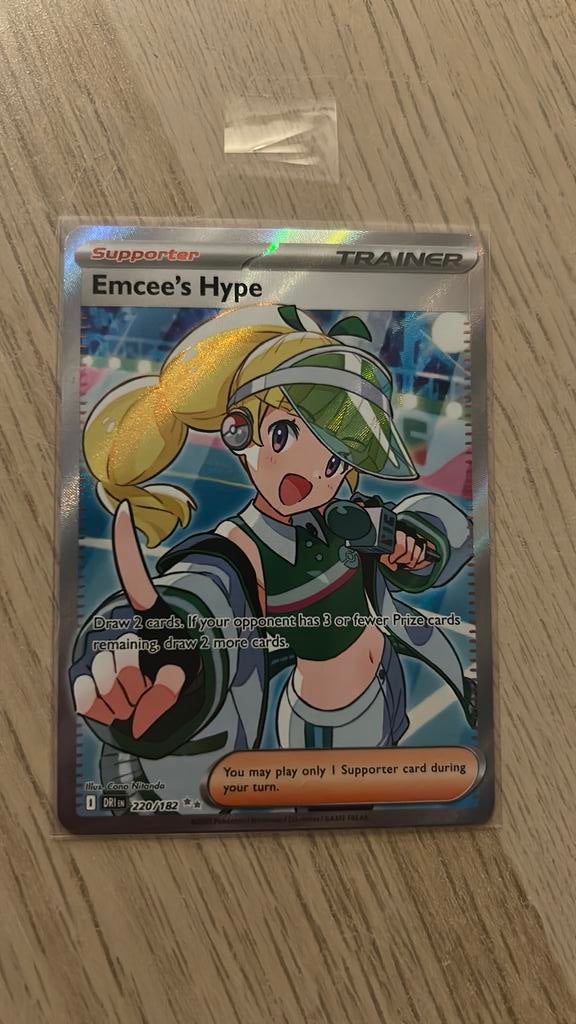 Emcee’s Hype #220/182, Ophalen of Verzenden, Nieuw, Losse kaart