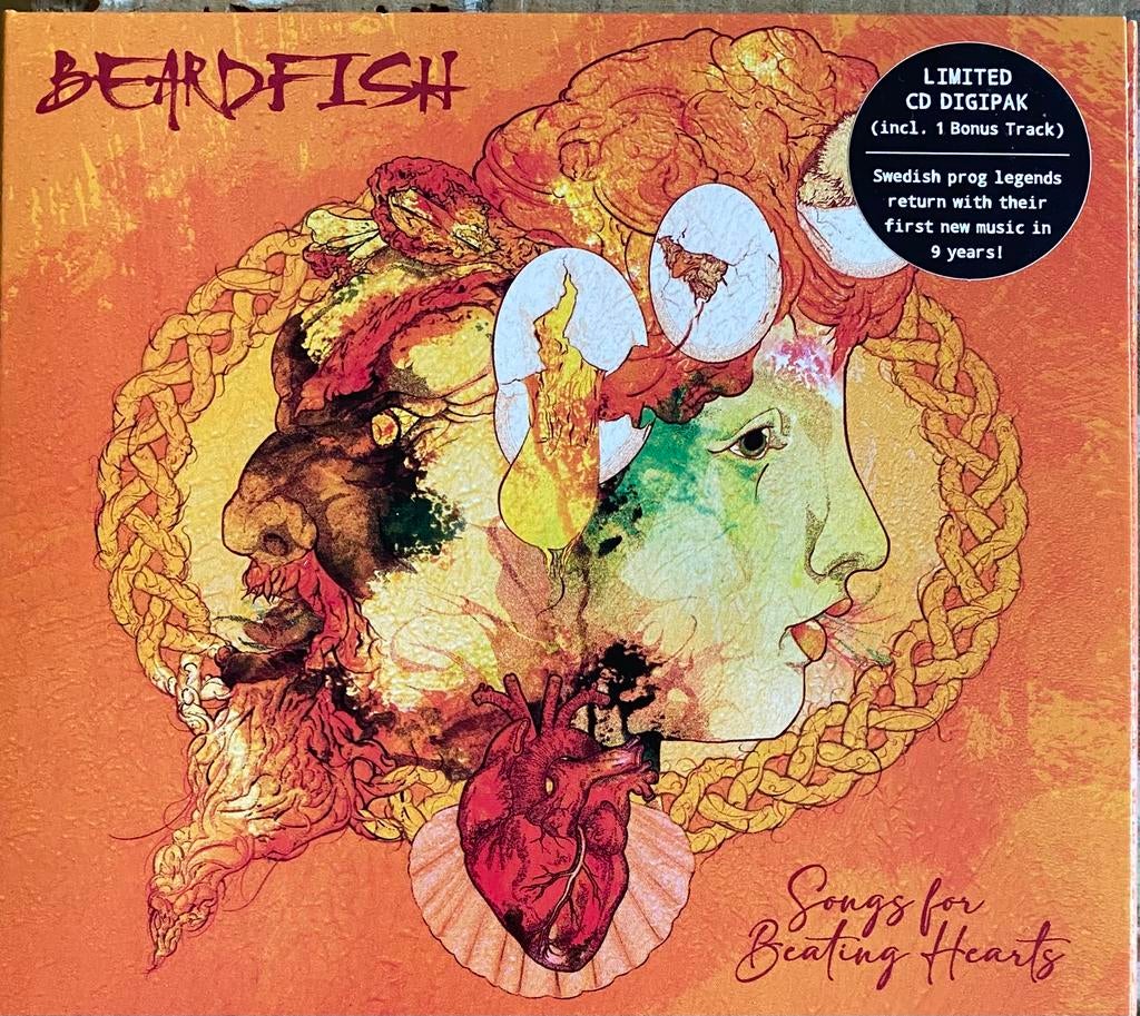Beardfish Ltd Edition CD Songs for Beating Heart bonus track, Ophalen of Verzenden, Zo goed als nieuw, Progressive