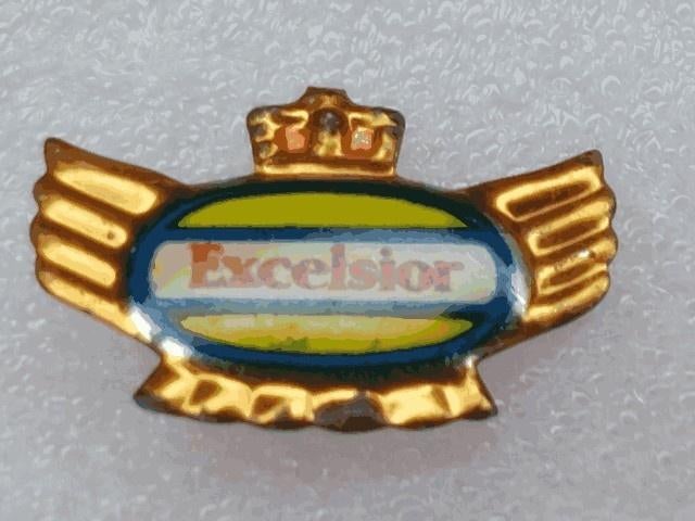 SP2111 Speldje Excelsior motor-cycle Great Britain, Ophalen of Verzenden, Gebruikt, Overige onderwerpen