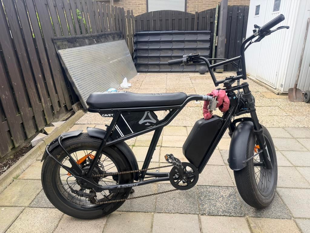 Cavet air fatbike, Fietsen en Brommers, Elektrische fietsen, Gebruikt, 50 km per accu of meer, 55 tot 59 cm, Ophalen