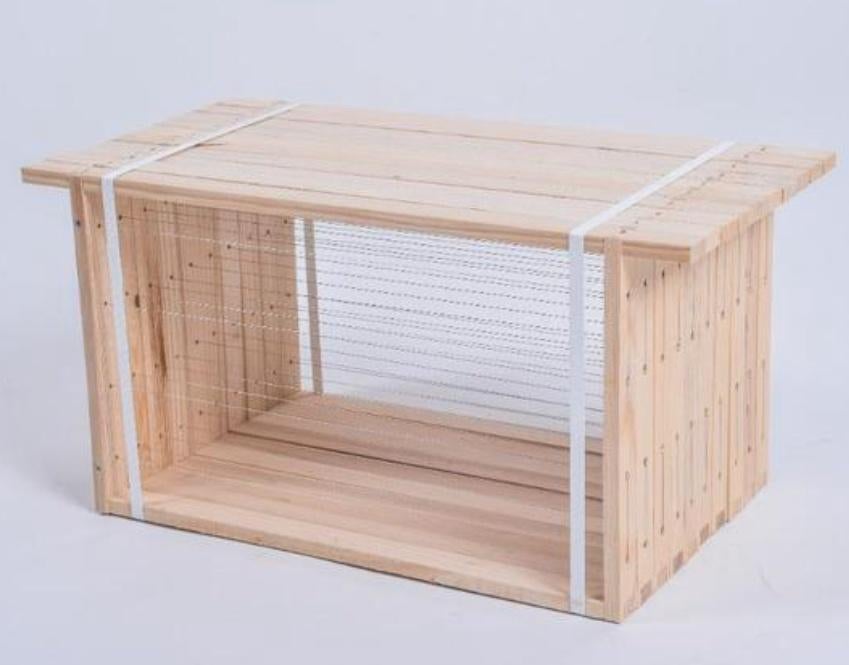 Nieuwe ramen bijenkast met/zonder kunstraat, Bijen