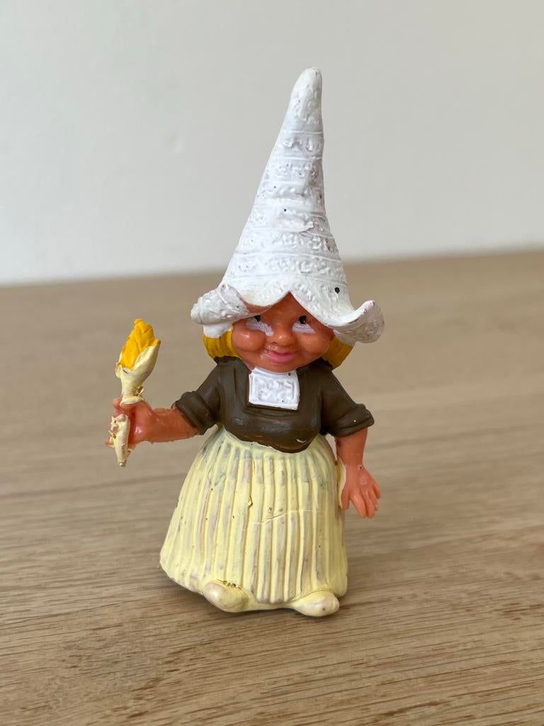 Kabouter Lisa met tulp - David de Kabouter figuur, Gebruikt, Ophalen of Verzenden, BRB, Nvt