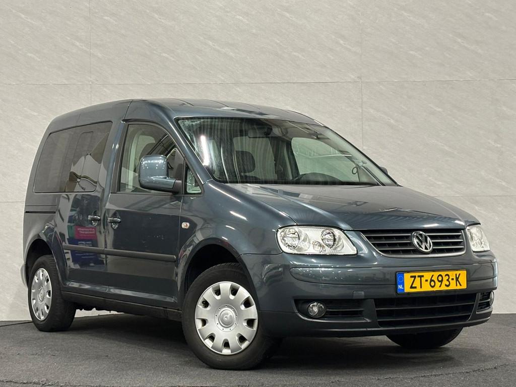 Volkswagen Caddy 1.6 5Persoons Trekhaak achteruitcamera stoe, Auto's, Voorwielaandrijving, Gebruikt, Overige modellen, 4 cilinders