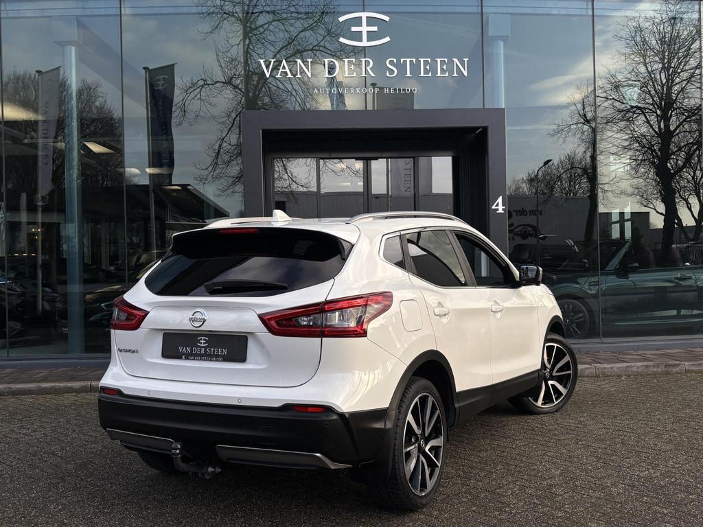 Nissan Qashqai 1.2 Tekna + Pano | Memory Seats | Dodehoekdet, Gebruikt, 4 cilinders, Lichtsensor, 116 pk