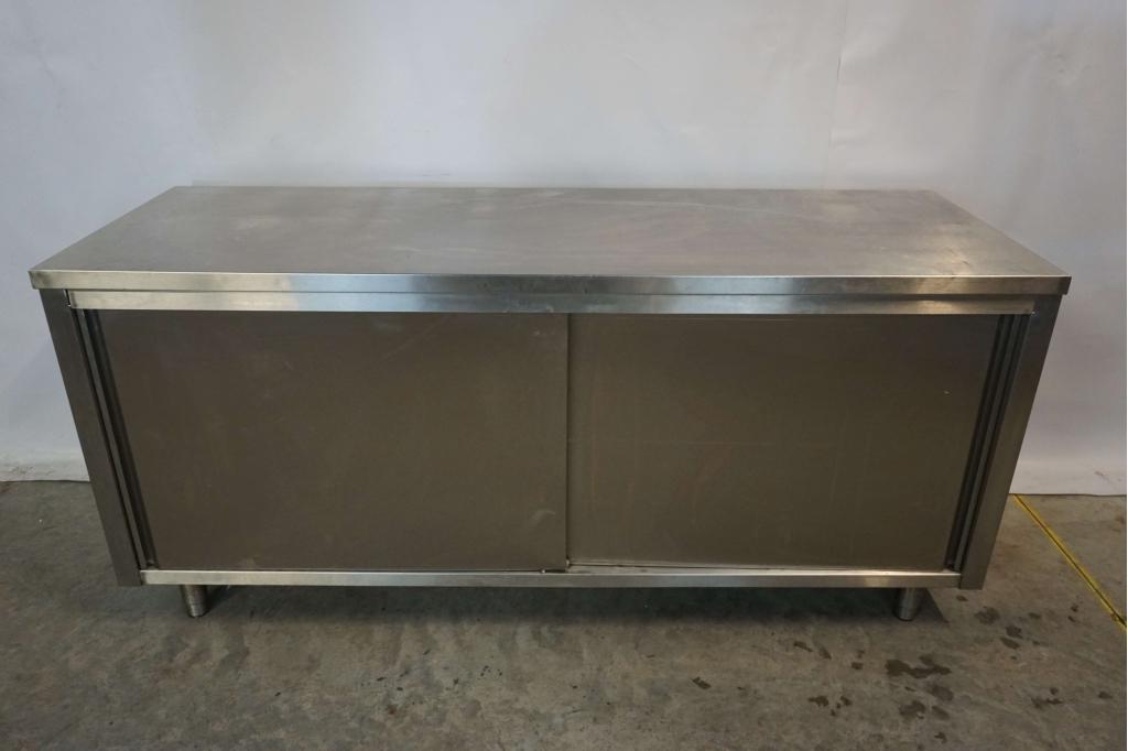 RVS werkkast werktafel 200x70