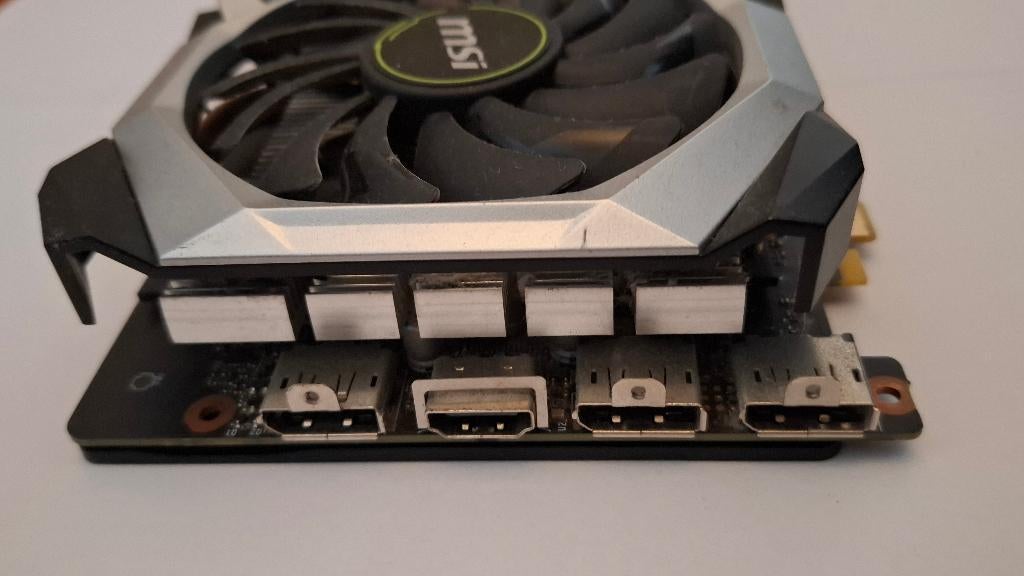 MSI GeForce GTX 1660 Ti Ventus XS 6G OC Videokaart, Computers en Software, Ophalen, PCI-Express 3, Gebruikt, GDDR6