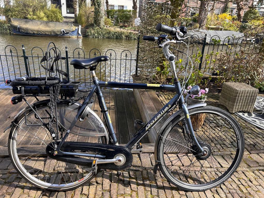 Gazelle Furore elektrische fiets / E-bike (61cm), Fietsen en Brommers, Fietsen | Heren | Herenfietsen, Ophalen, Gebruikt, Versnellingen