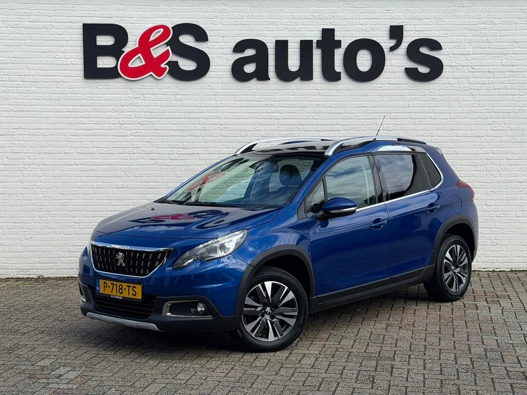 Peugeot 2008 1.2 PureTech Camera Cruise Stoelverwarming Carp, Voorwielaandrijving, 1199 cc, Blauw, Leder en Stof