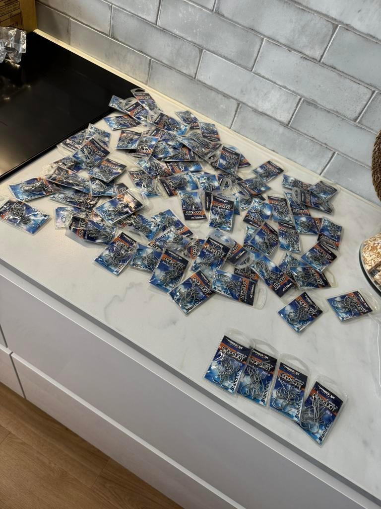 80 x verp predox dropshot standout haken maat 2-1-1/0 en 2/0, Ophalen of Verzenden, Nieuw, Haak