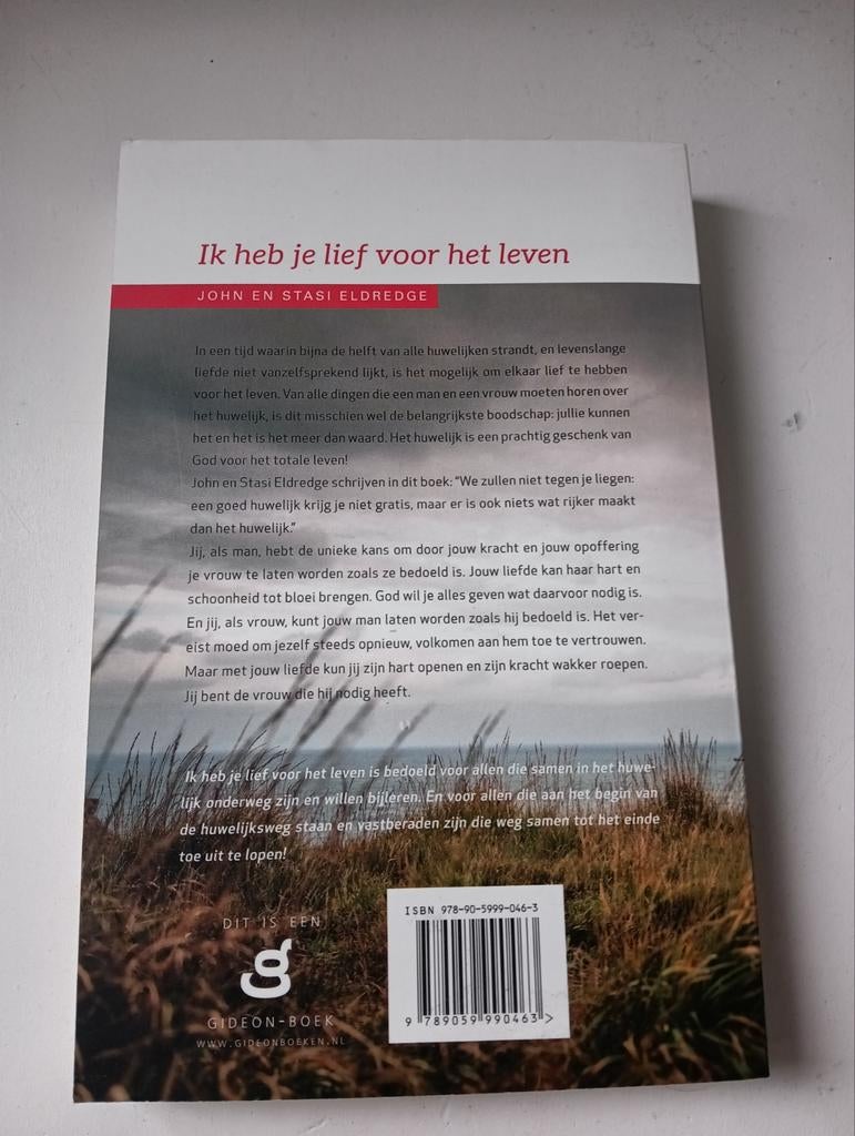John Eldredge - Ik heb je lief voor het leven, Ophalen of Verzenden, Zo goed als nieuw, John Eldredge; Stasi Eldredge