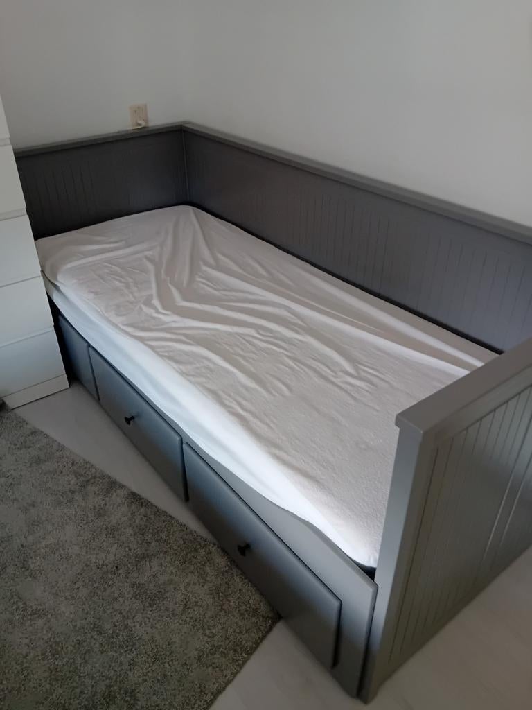 Ikea bed zonder matrass, 90 cm, Eenpersoons, Wit, Ophalen of Verzenden
