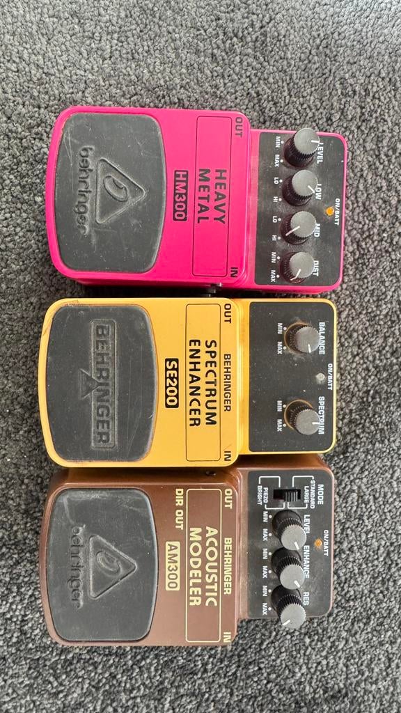3 Effecten pedals, Ophalen of Verzenden, Gebruikt