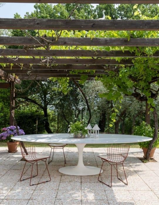 in outdoors tulipe tafels eero saarinen mid century stoelen, Mid century, Nieuw, Ophalen of Verzenden, 75 cm of meer