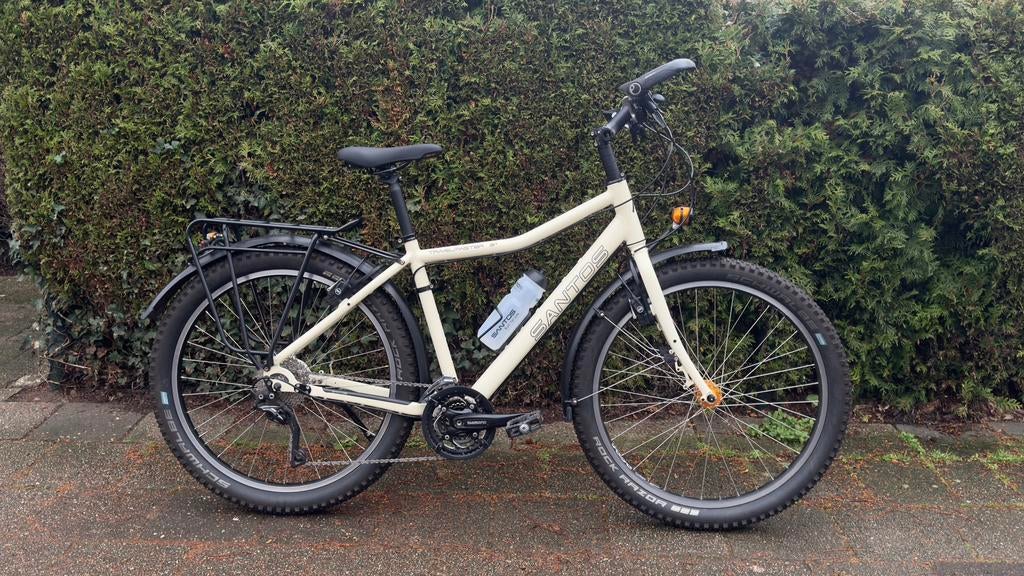 Santos Travelmaster 3+ 49cm met SON  (rohloff optioneel), Ophalen, Gebruikt, Aluminium, 24 inch of meer