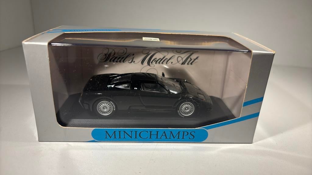 Bugatti eb110 black minichamps 1.43, Auto, Ophalen of Verzenden, MiniChamps, A