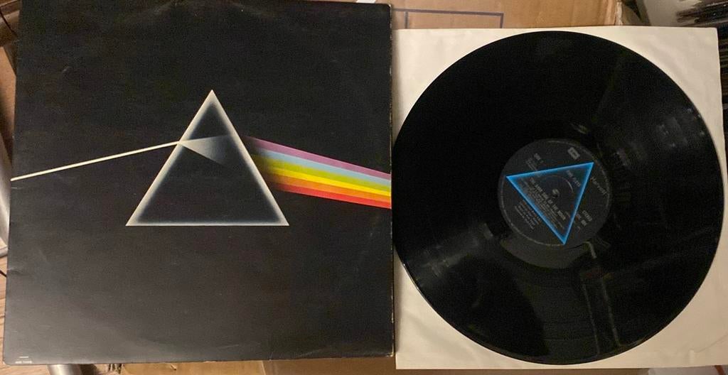 Pink floyd lp dark side of the moon, Cd's en Dvd's, Vinyl | Rock, Ophalen of Verzenden, Zo goed als nieuw, 12 inch, Progressive