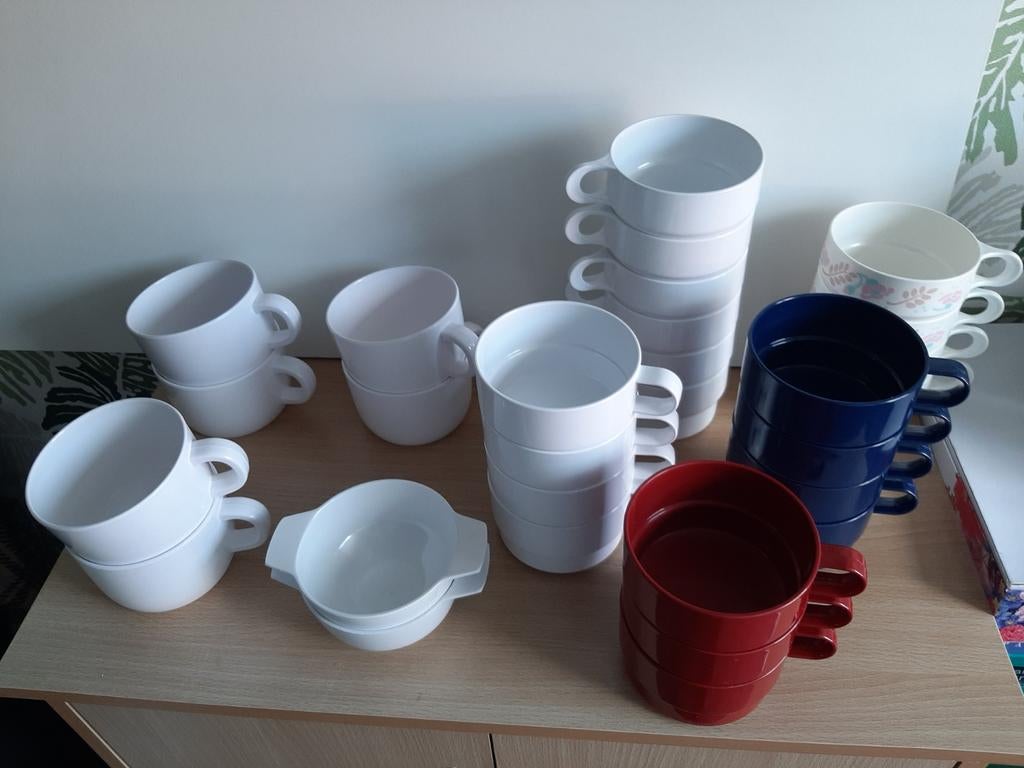 Mepal-rosti camping servies +coppia soepkommen V.A.PRIJS, Ophalen of Verzenden, Gebruikt