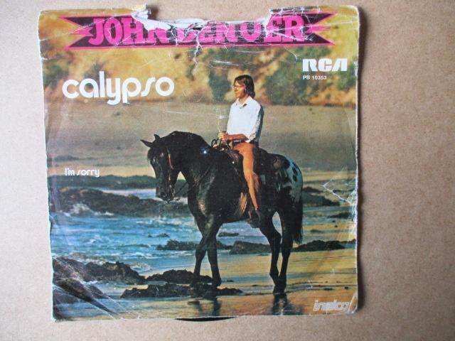 s5823 john denver - calypso, Ophalen, Gebruikt, Overige genres, 7 inch