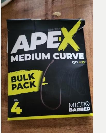 Ridge Monkey Medium Curve haken maat 4!, Watersport en Boten, Ophalen, Nieuw, Haak