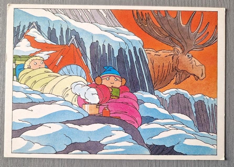 Graham Percy winterberg eland Ansichtkaart, Verzamelen, Verzenden, 1980 tot heden