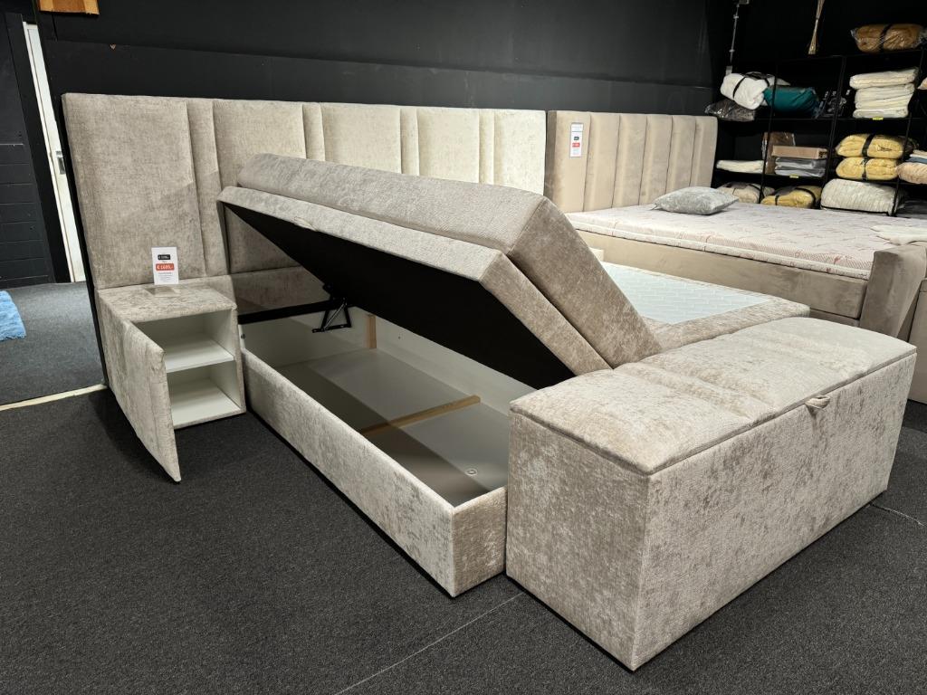 Voorraad | Luxe Bed / Boxsprings Met Opbergruimte - Utrecht