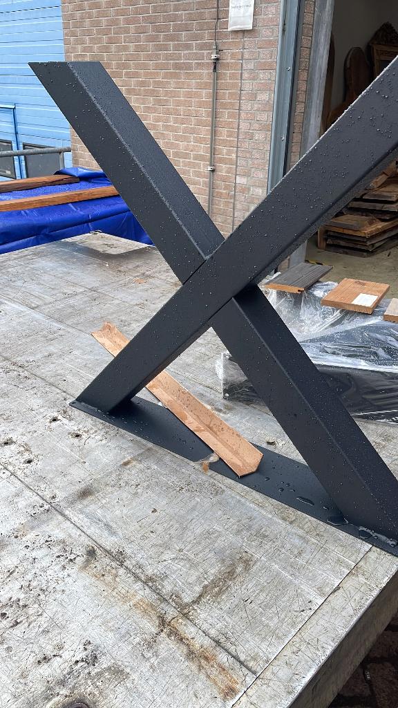 Matrixpoten salontafel zware kwaliteit  spinpoten matrix, 100 tot 150 cm, Nieuw, Rechthoekig, 50 tot 100 cm