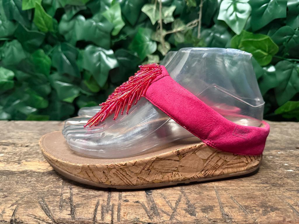 zo goed als nieuw slippers van Fitflop maat 37, Ophalen of Verzenden, Zo goed als nieuw, Fitflop, Roze