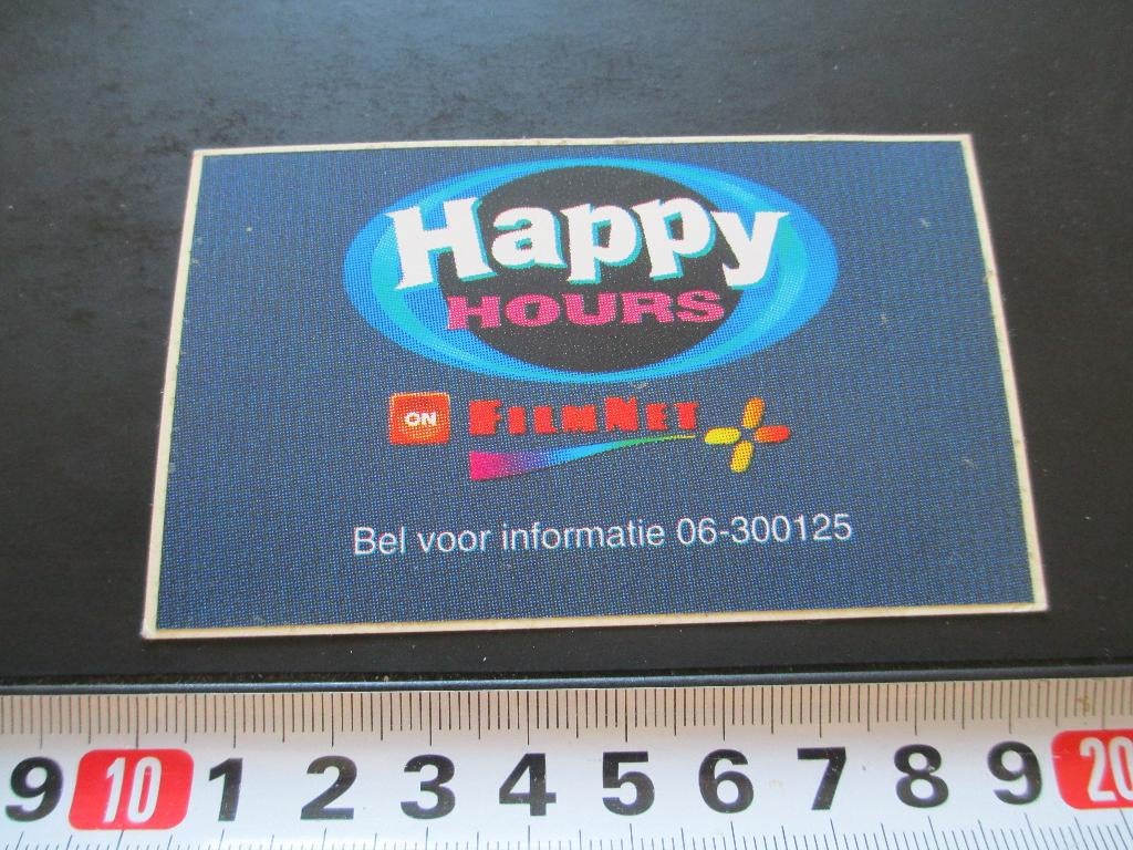 sticker happy hours on filmnet, Ophalen, Zo goed als nieuw