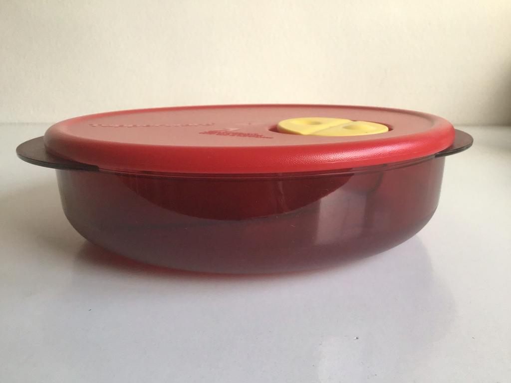 Tupperware CrystalPlus magnetronschaal vakkenschaal - ZGAN, Huis en Inrichting, Keuken | Tupperware, Ophalen of Verzenden, Zo goed als nieuw